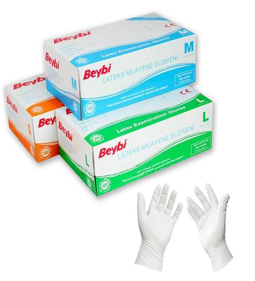 BEYBİ LATEX MUAYENE ELDİVENİ S-M-L
