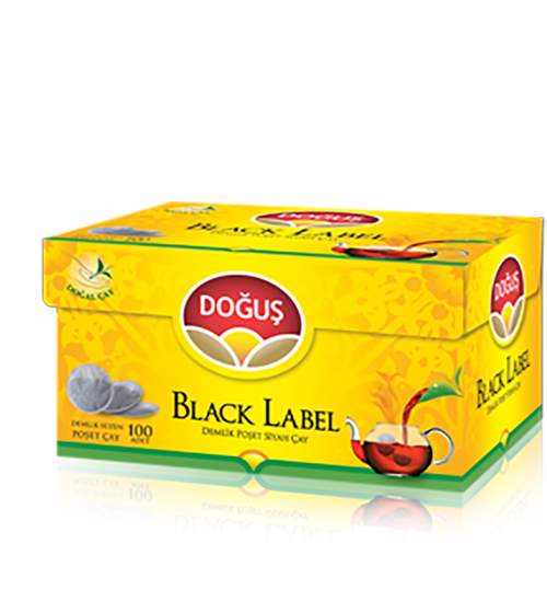 DOĞUŞ BLACK LABEL DEMLİK POŞET ÇAY 100 LÜ