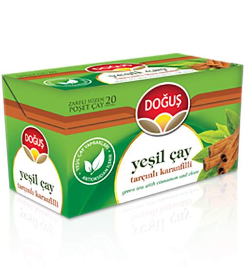 DOĞUŞ YEŞİL ÇAY TARÇIN-KARANFİLLİ 20 Lİ