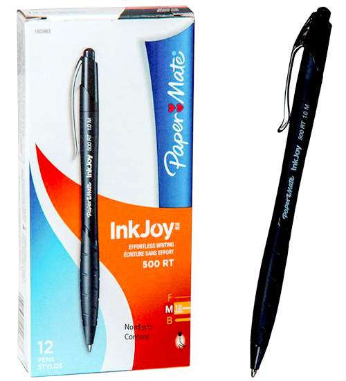 INKJOY 500 RT TÜKENMEZ KALEM SİYAH 