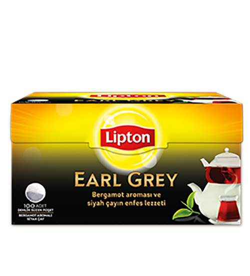 LİPTON ERLY GREY DEMLİK POŞET ÇAY 100 LÜ