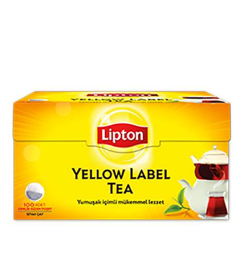 LİPTON YELLOW LABEL DEMLİK POŞET ÇAY 100 LÜ