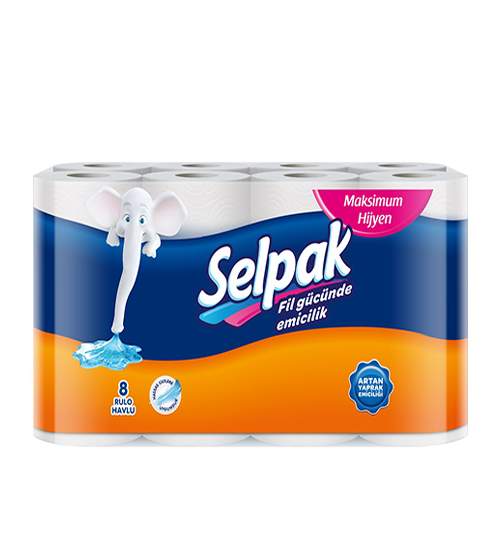 SELPAK RULO HAVLU 8 Lİ 