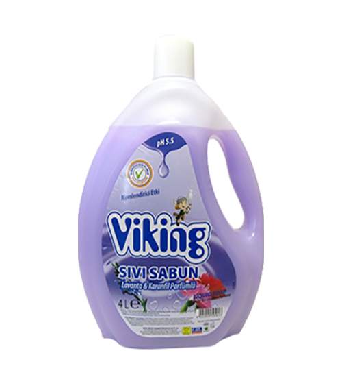 VİKİNG SIVI SABUN LAVANTA-KARANFİL 4 LT