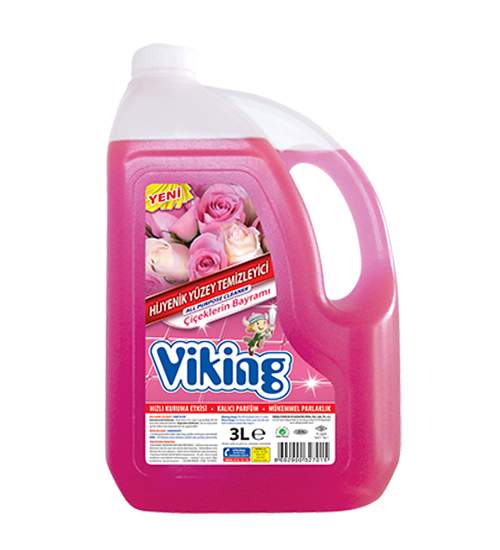 VİKİNG YÜZEY TEMİZLEYİCİ ÇİÇEKLERİN BAYRAMI 3 LT